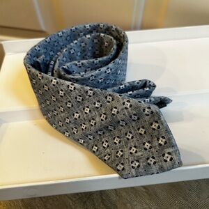 Boss men’s gray/blue  Patterned Tie